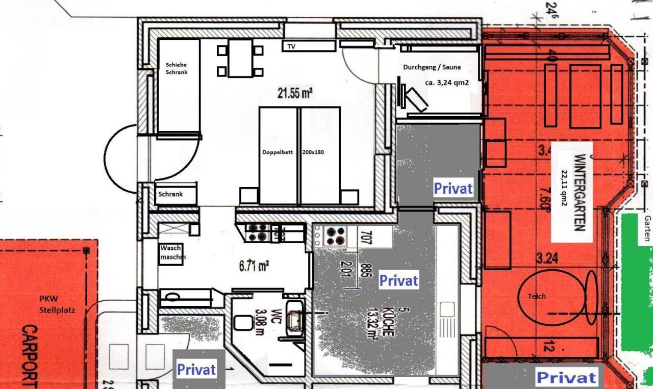 Kommod Stuv - Fewo Fuer 2 Personen Mit Wintergarten Und Sauna Langstedt Экстерьер фото